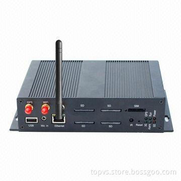 2CH H.264 Car Mobile DVR, D1 Resolution/Smartphone/Car Surveillance/128GB Storage/GPS/3G/Wi-Fi